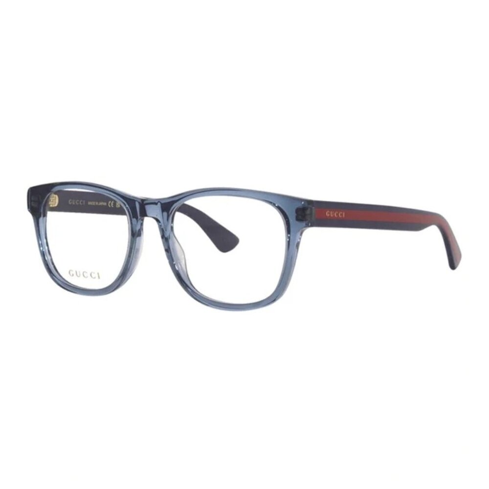 NEW GUCCI EYEGLASSES BLUE WOMEN EYEWEAR GUCCI GG0004ON 012 - Picture 1 of 3